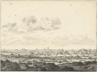 Vue de Middelburg - Johannes Goedaert