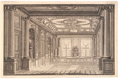 Salle à manger du palais de Chr. VII à Amalienborg - Johannes Gottfred Bradt
