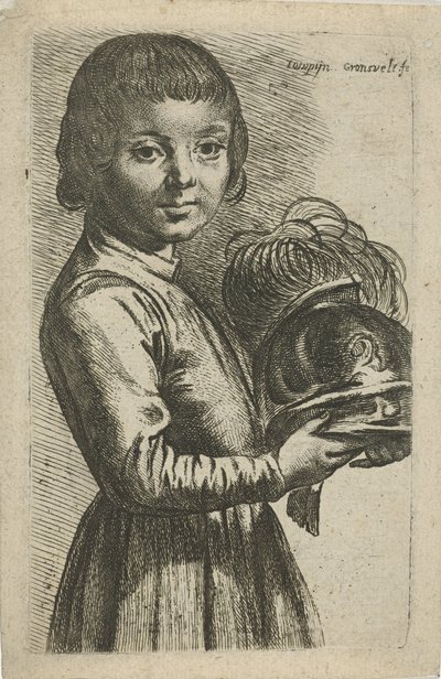 Garçon avec casque - Johannes Gronsveld