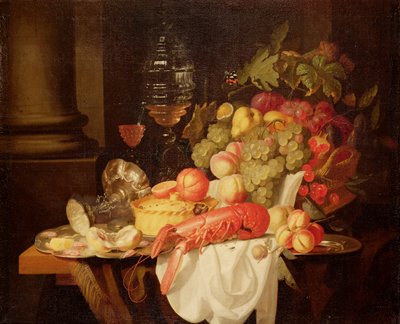 Nature morte avec homard - Johannes Hannot