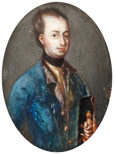 Portrait du roi Charles XII de Suède - Johannes Heinrich Möller