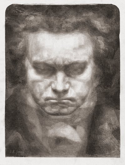 Ludwig van Beethoven, portrait - Johannes Hendricus Fekkes