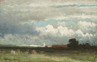 Un moulin à vent ensoleillé dans les dunes près de La Haye - Johannes Hendrik Weissenbruch