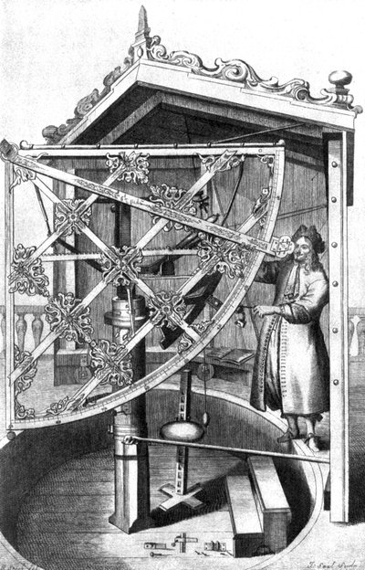 Astronome dans son observatoire - Johannes Hevelius