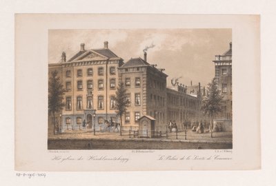 Siège de la Compagnie de Commerce à Amsterdam (Het gebouw der Handelmaatschappij) - Johannes Hilverdink