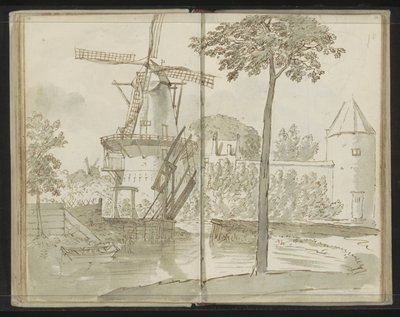 Moulin de Delft au Spoorsingel - Johannes Huibert Prins