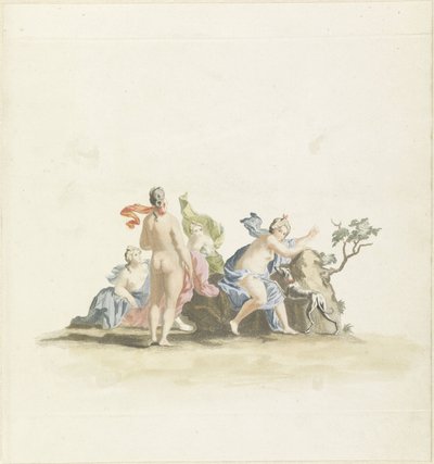 Diane et ses nymphes - Johannes Jacobsz van den Aveele (attributed to)