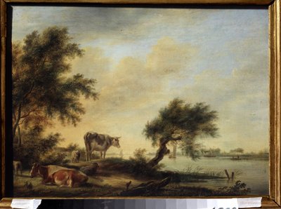 Paysage avec bétail - Johannes Janson