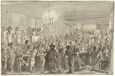 Une réunion révolutionnaire à Delft en 1795 - Johannes Jelgerhuis