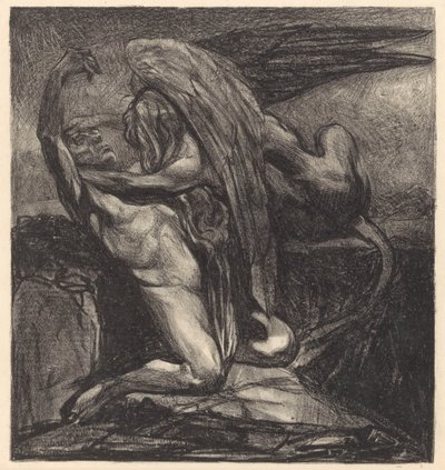 Sphinx avec homme inanimé - Johannes Josephus Aarts (signed by artist)