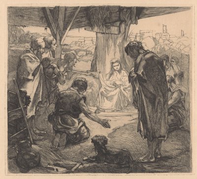 Adoration des bergers - Johannes Josephus Aarts