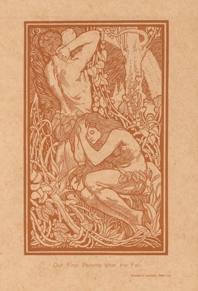 Adam et Ève après la chute - Johannes Josephus Aarts