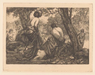 Femmes se baignant - Johannes Josephus Aarts