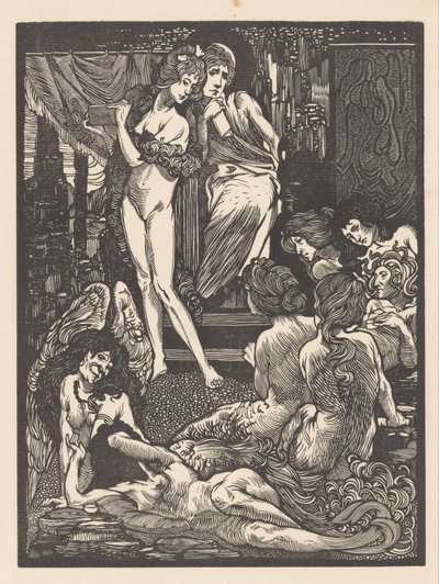 Neuf figures féminines fantastiques - Johannes Josephus Aarts
