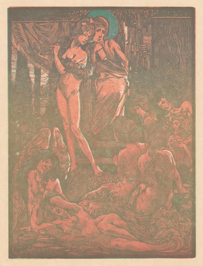 Neuf figures féminines fantastiques - Johannes Josephus Aarts