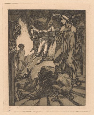 Œdipe et le Sphinx - Johannes Josephus Aarts