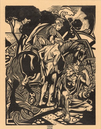 Cavalier romain à cheval - Johannes Josephus Aarts