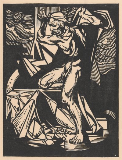 Samson détruit les colonnes du temple - Johannes Josephus Aarts