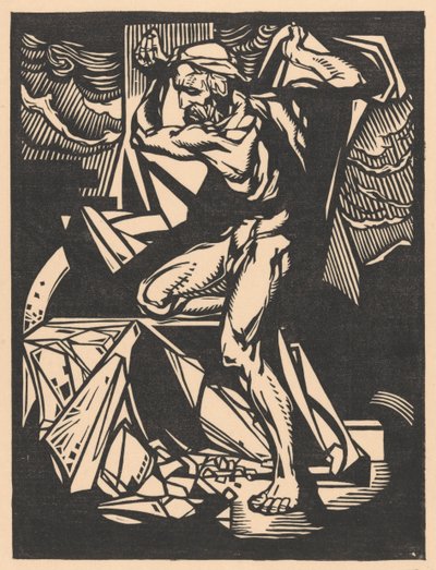 Samson détruit les colonnes du temple - Johannes Josephus Aarts