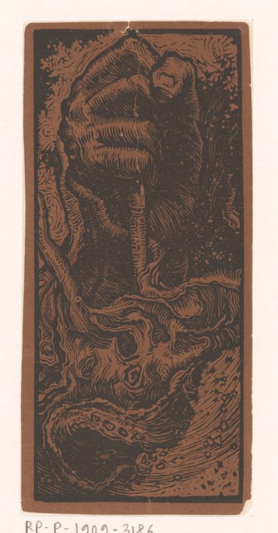 Vignette de titre avec poing fermé pour De Paradox - Johannes Josephus Aarts