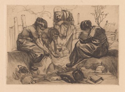 Femmes en deuil - Johannes Josephus Aarts