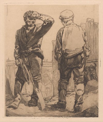 Deux travailleurs - Johannes Josephus Aarts