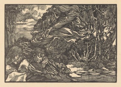 Apparition dans la forêt - Johannes Josephus Aarts