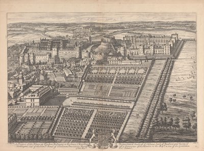 Une perspective de la maison à Windsor, appartenant à son Altesse Charles Beauclerck - Johannes Kip