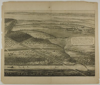 Grimthorp dans le comté de Lincoln, planche 23 de Britannia Illustrata - Johannes Kip
