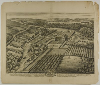 Londesburgh, planche 31 de Britannia Illustrata - Johannes Kip