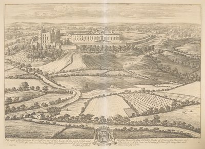 Le château de Bolsover dans le Derbyshire - Johannes Kip