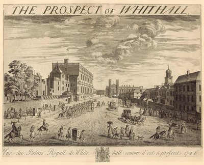 Le plan de Whitehall, 1724 - Johannes Kip