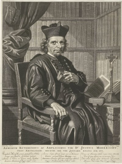 Portrait du pasteur Justus Modersohn - Johannes Klopper