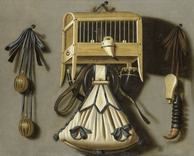 Nature morte avec des instruments de chasse - Johannes Leemans