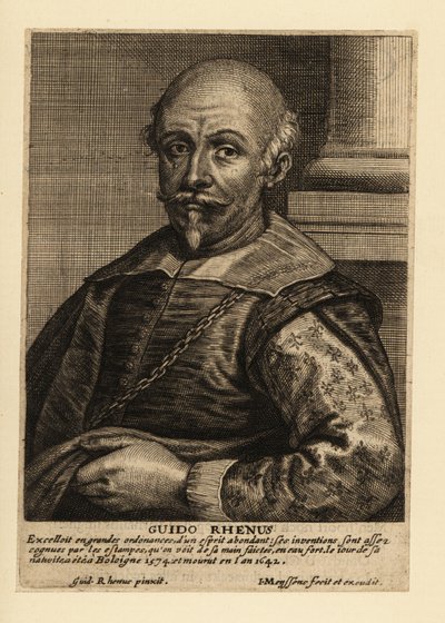 Portrait de Guido Reni, peintre italien de l