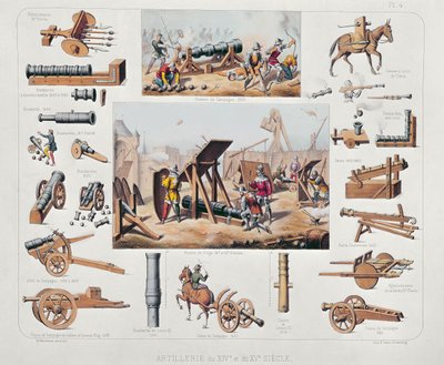 Artillerie française des 14e et 15e siècles - Johannes Moltzheim