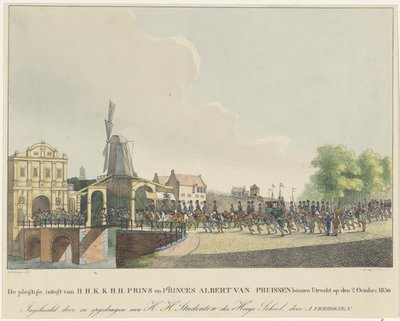 Entrée de la princesse Marianne et de son mari le prince Albert à Utrecht, 1830 - Johannes Paulus Houtman