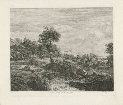 Paysage rocheux - Johannes Pieter de Frey