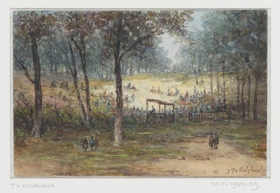 Réunion en plein air - Johannes Pieter van Wisselingh