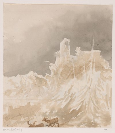 Ruine dans les Ardennes - Johannes Tavenraat (signed by artist)