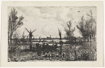 Paysage hollandais - Johannes Tavenraat