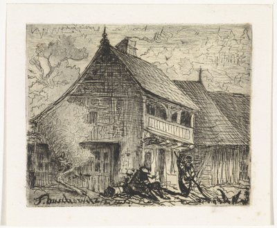 Petite maison à Auschowitz en Bohême - Johannes Tavenraat