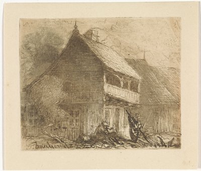 Maison à Auschowitz en Bohême - Johannes Tavenraat
