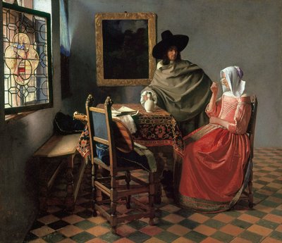 Das Weinglas - Johannes Vermeer