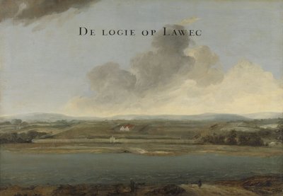 Comptoirs de la Compagnie néerlandaise des Indes orientales à Lawec au Cambodge, vers 1662-3 - Johannes Vinckeboons