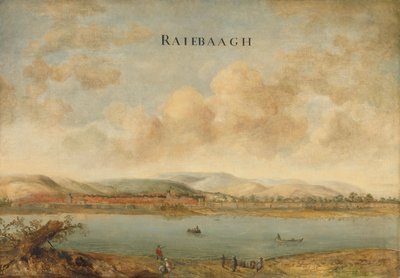 Vue de la ville de Raiebaagh à Visiapoer, Inde, vers 1662-3 - Johannes Vinckeboons