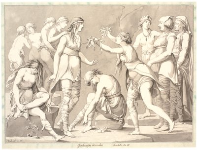 "Gindanische Quinder. Herodotius Lib. IV" - Johannes Wiedewelt