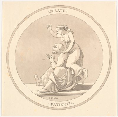 "SOCRATE / PATIENCE" - Johannes Wiedewelt