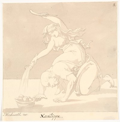 "Xantippe" - Johannes Wiedewelt