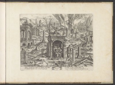 Âge de 80 ans à la mort ; la ruine (Les six âges de l